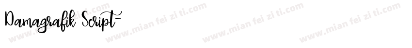 Damagrafik Script字体转换